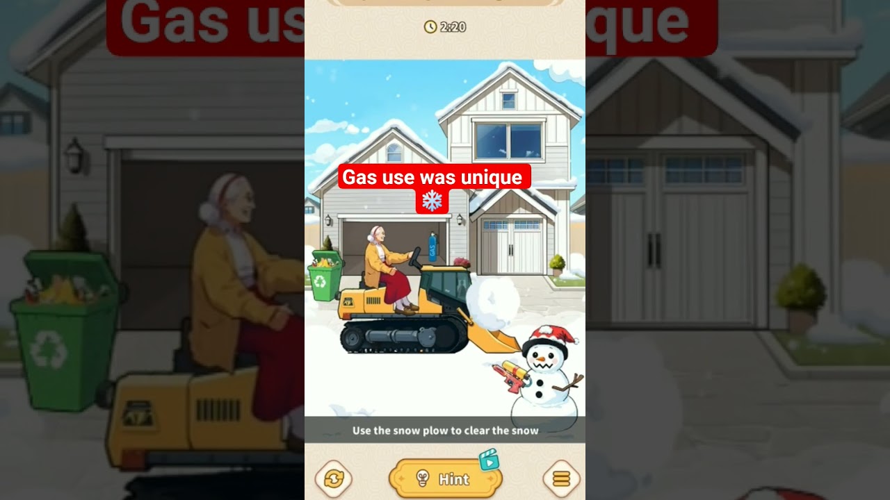 Brain Puzzle tricky quest LEVEL 131- SNOW REMOVAL