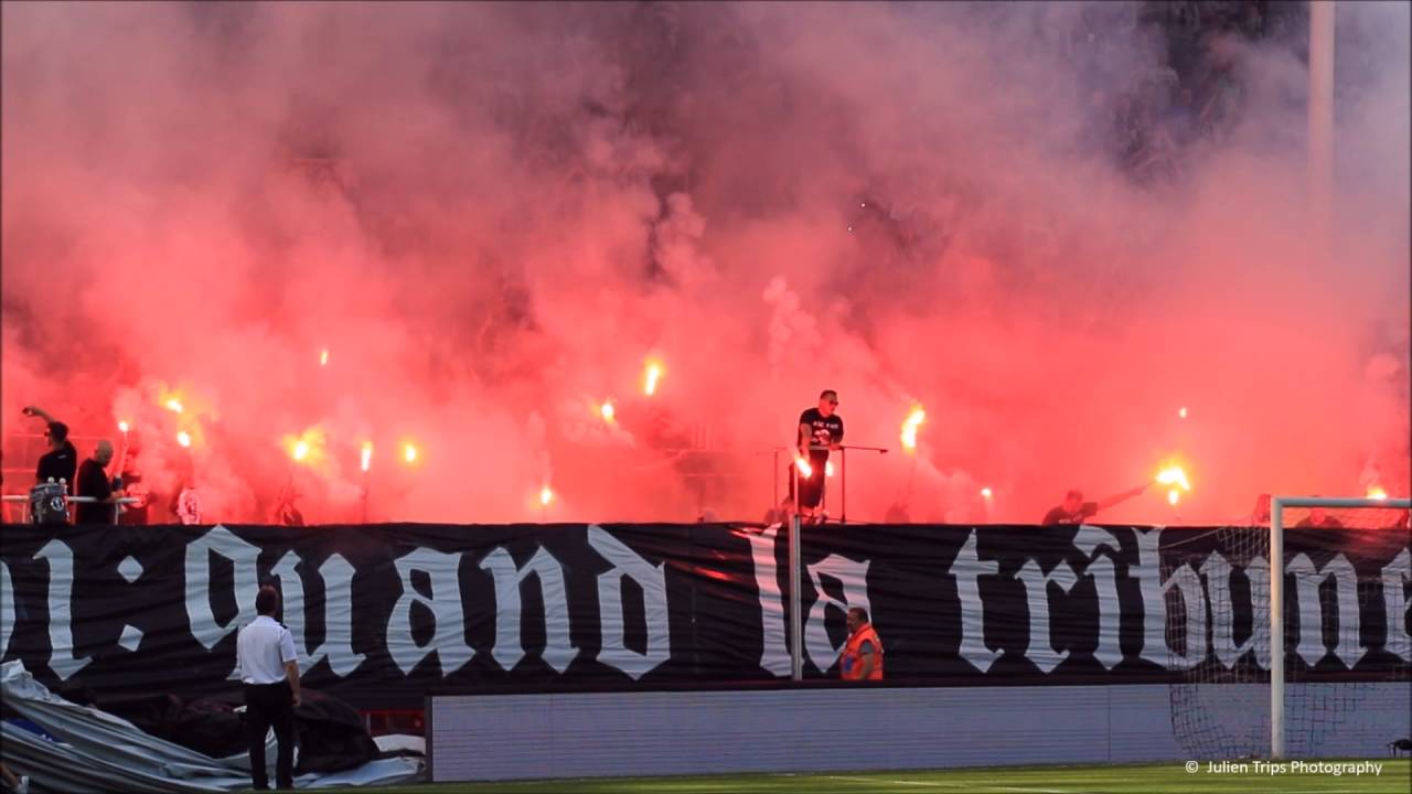 R. Charleroi .S.C - K.A.A. Gent  Pyro' , Tifo' & Compil compil' By Julien Trips Photography
