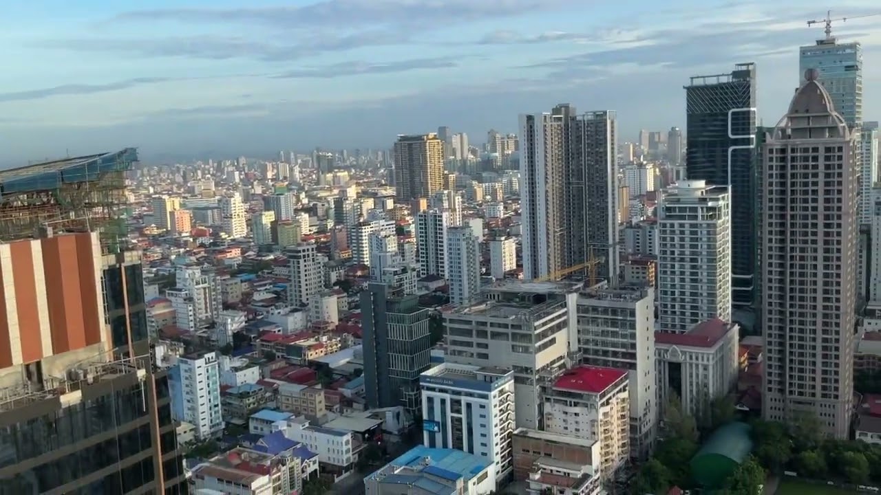 BKK1, cambodia, Phnom Penh is the best. Skyline morning sunrise: GO KHMER