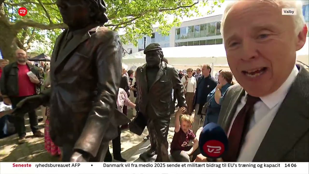 Olsen Banden Statuen 2025 01.06.2025 (TV2 News)