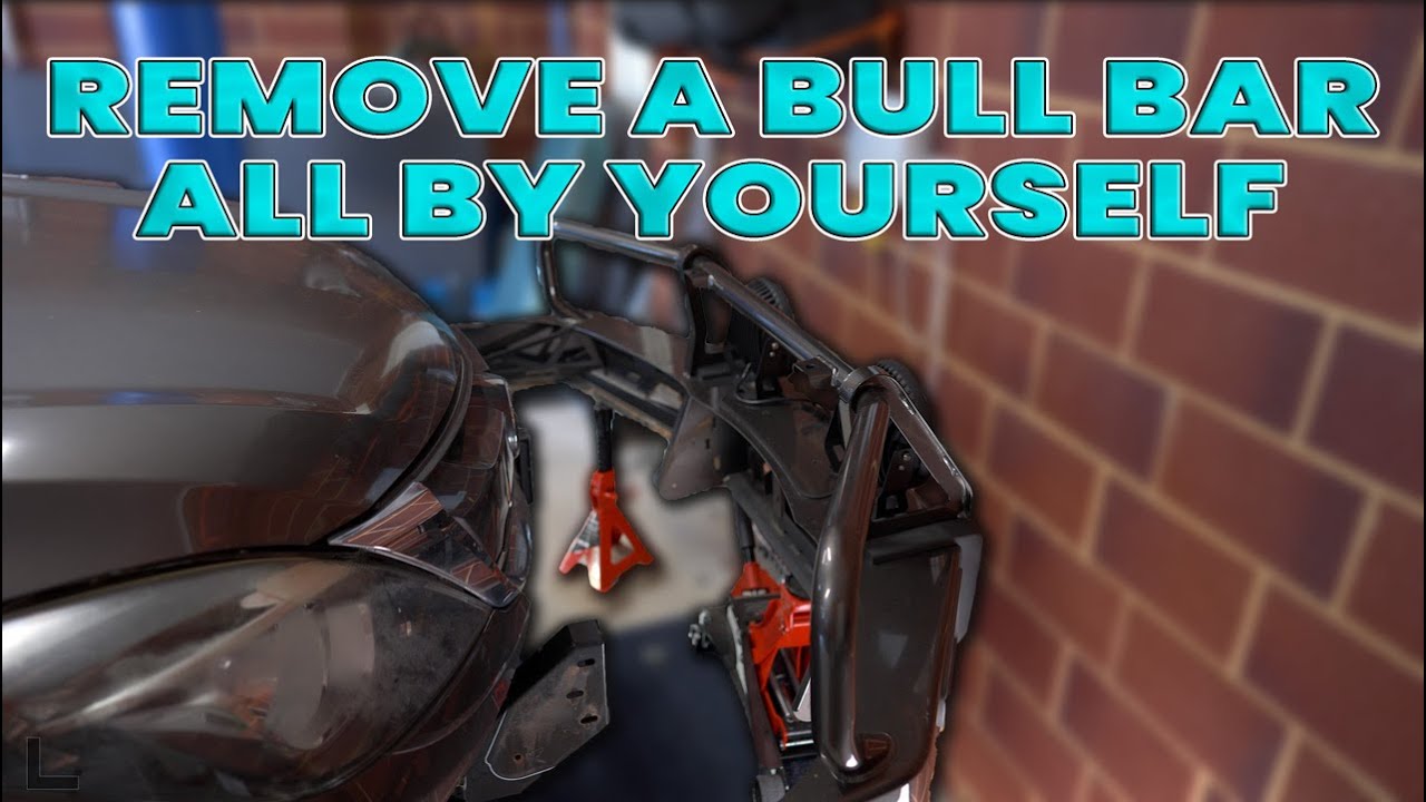 How To Remove a Bull Bar BY YOURSELF || ARB Deluxe Bull Bar Removal & Re-Installation