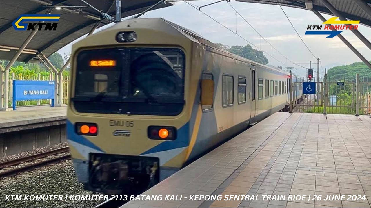 KTM KOMUTER | Komuter 2113 Batang Kali - Kepong Sentral train ride | Class 81 Joyride