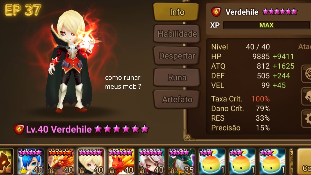 Summoners war GUIA COMPLETO De RUNAS E Runando Os Mob  [ 4 ] 2024 EP 37