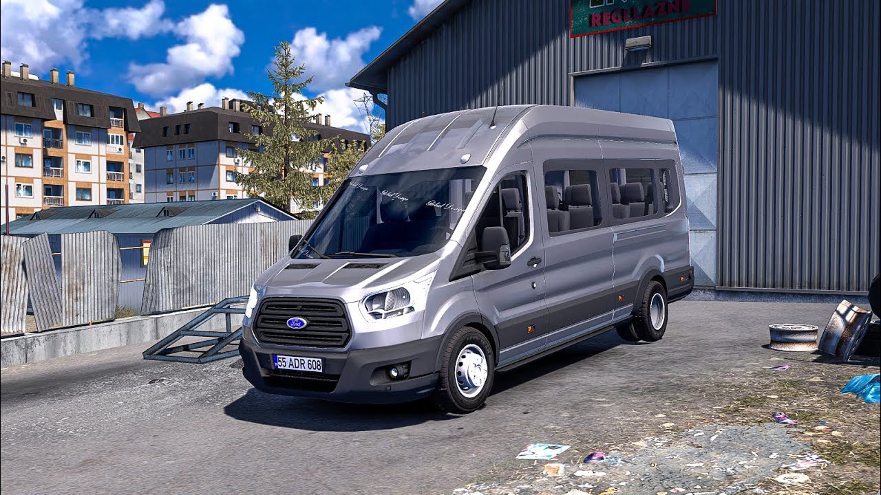 Ford Transit 2014 | ets2 1.53 Bus mods
