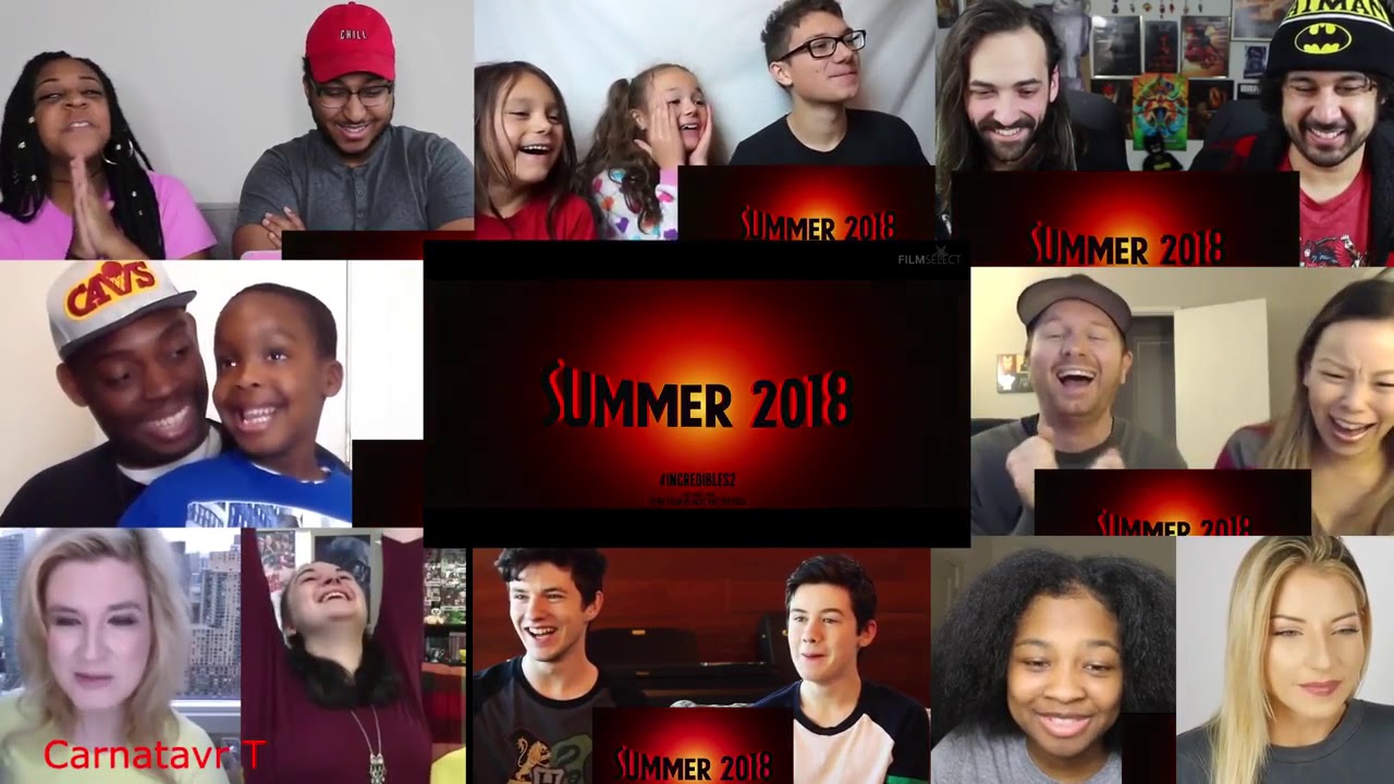 THE INCREDIBLES 2 Teaser Trailer 2018 Reactions Mashup