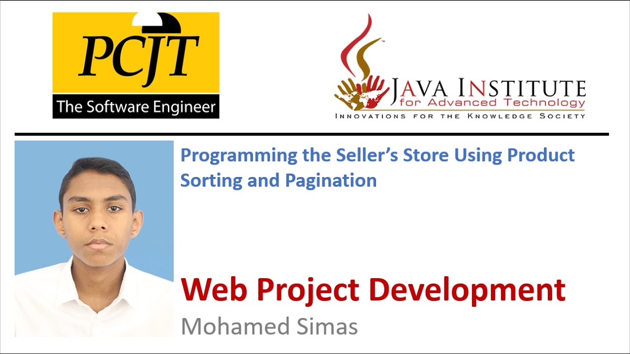 Web Project | Task 16 | Web Programming 1 | Programming the Seller's Storefront