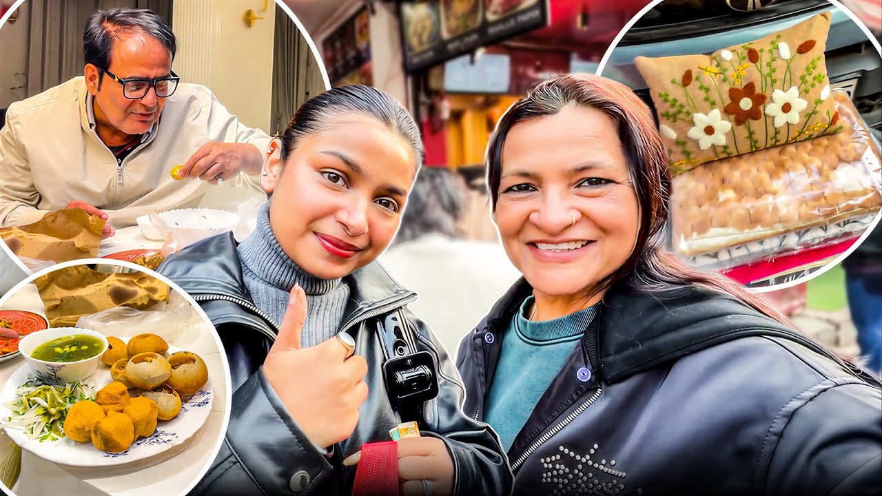 Ruchika ke sath ki bahut sari shopping aur khaye golgappe 