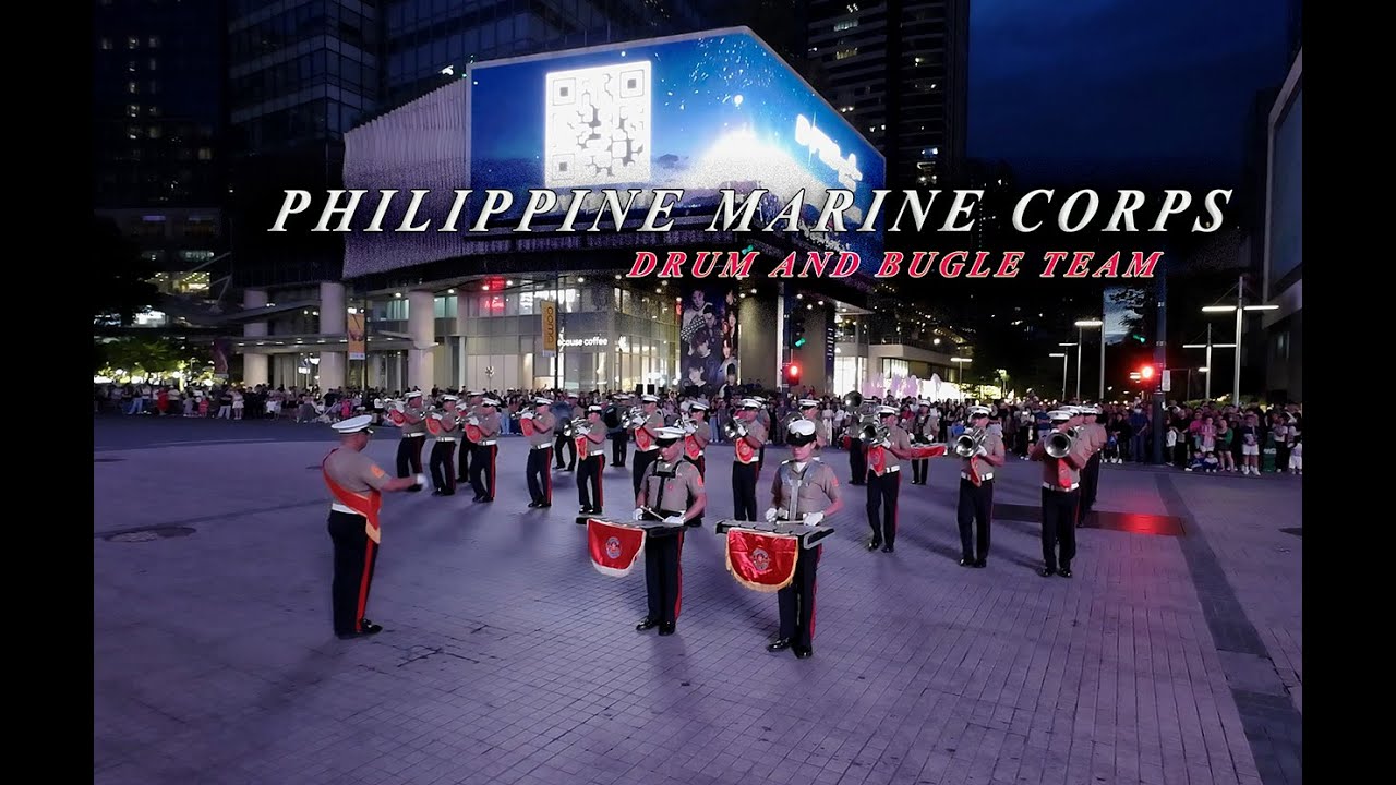 Full Drill - Philippine Marine Corps Drum and Bugle Team at BGC Passionfest 2024