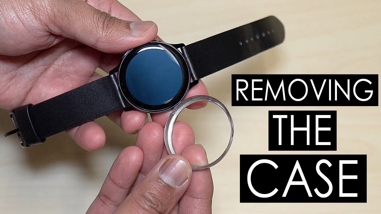 Samsung Galaxy Watch Active 2 Bezel Styling Protective Case (Ringke) Removal & Reapplying [4K]
