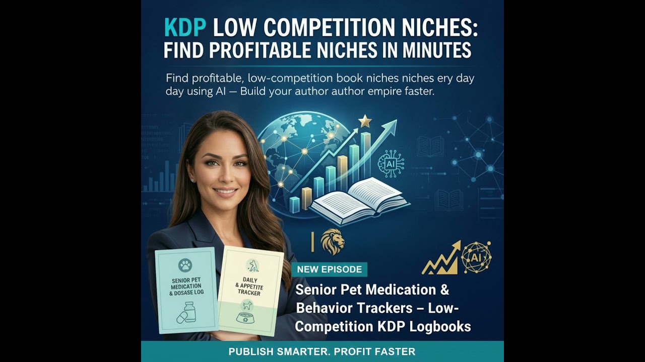 Senior Pet Medication & Behavior Trackers &mdash; Low-Competition KDP Logbooks
