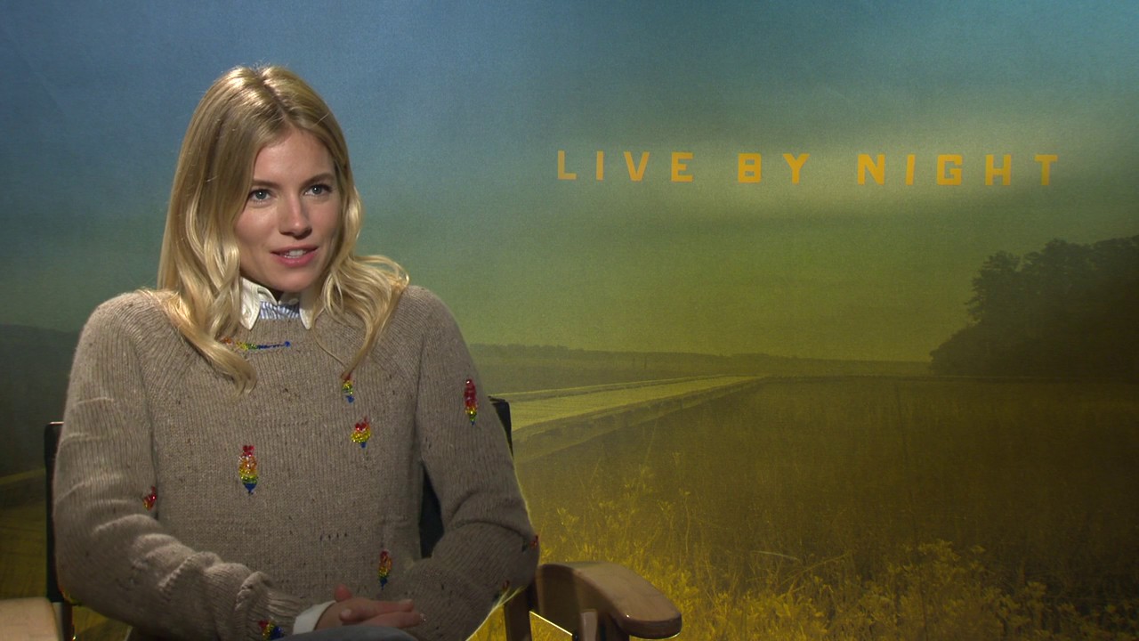 Live By Night: Sienna Miller Official Movie Interview | ScreenSlam