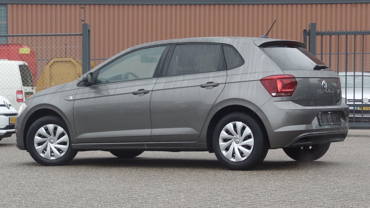 Volkswagen NEW Polo 2018 Comfortline Limestone grey metallic Walk around inside & outside