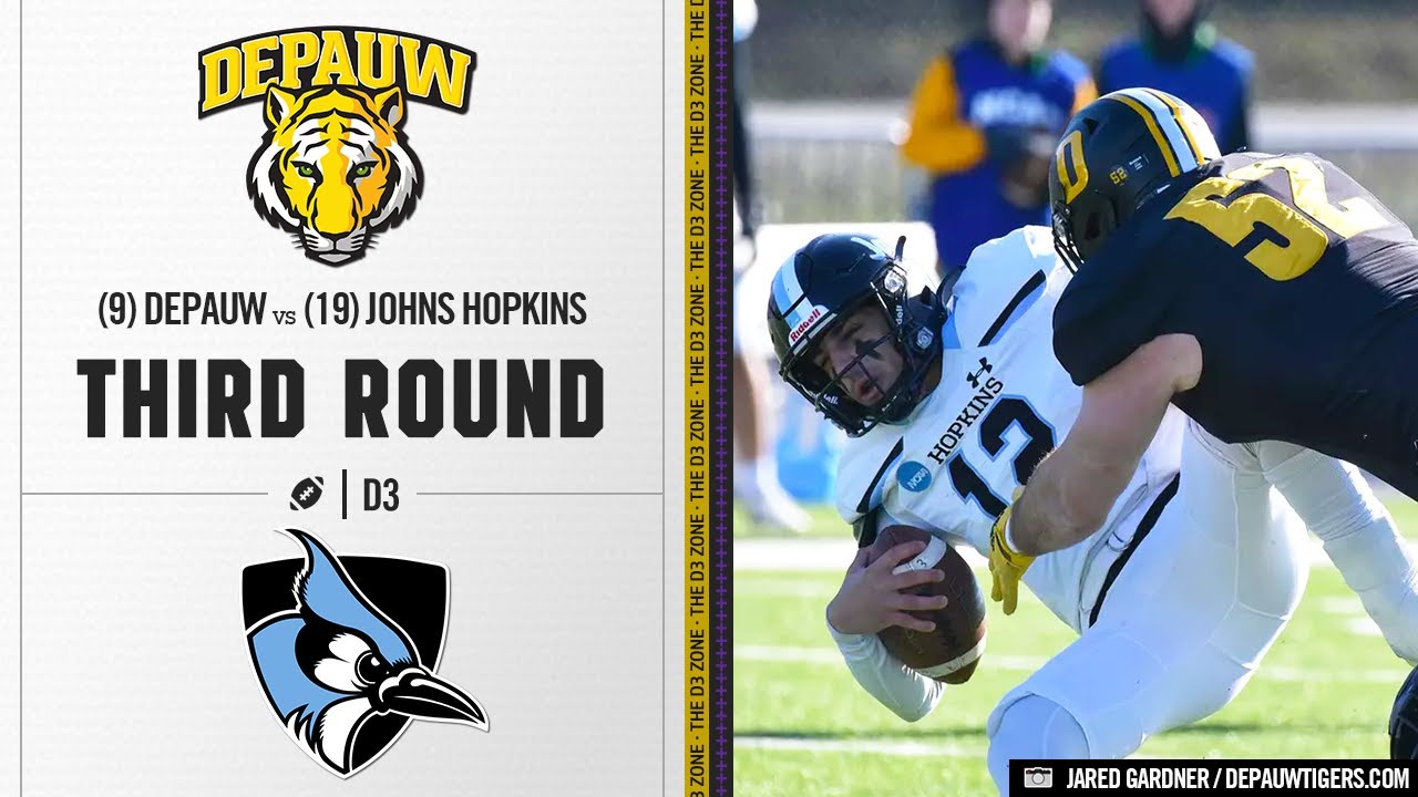 #9 Depauw vs. #19 Johns Hopkins Highlights | D3 Football Third Round 2024
