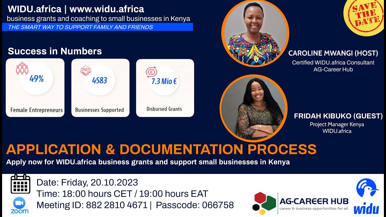 WIDU.africa Grants | Documentation & Requirements