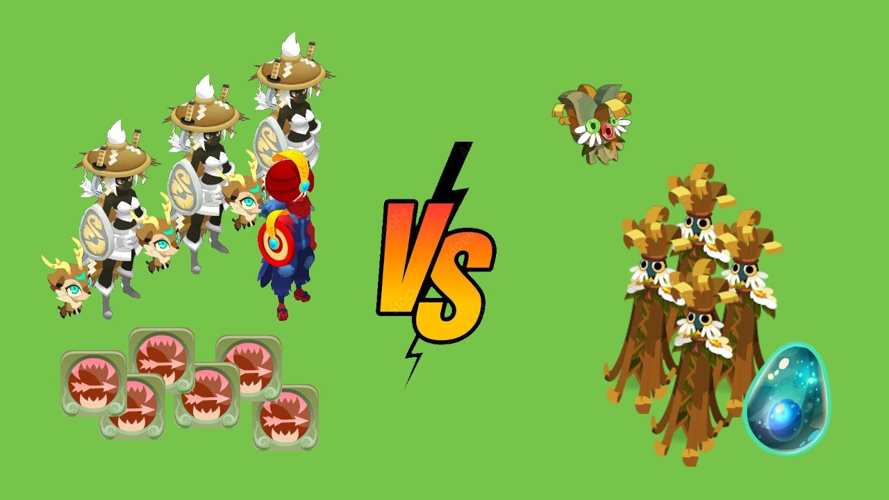 Dofus 3 - Tynril + idole turquoise en team crâ dévorante - Salar 1.