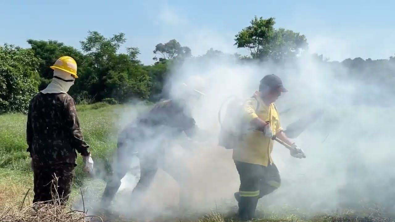 Ibama ministra curso de Prevenção e Combate a Incêndios, na área do CMS