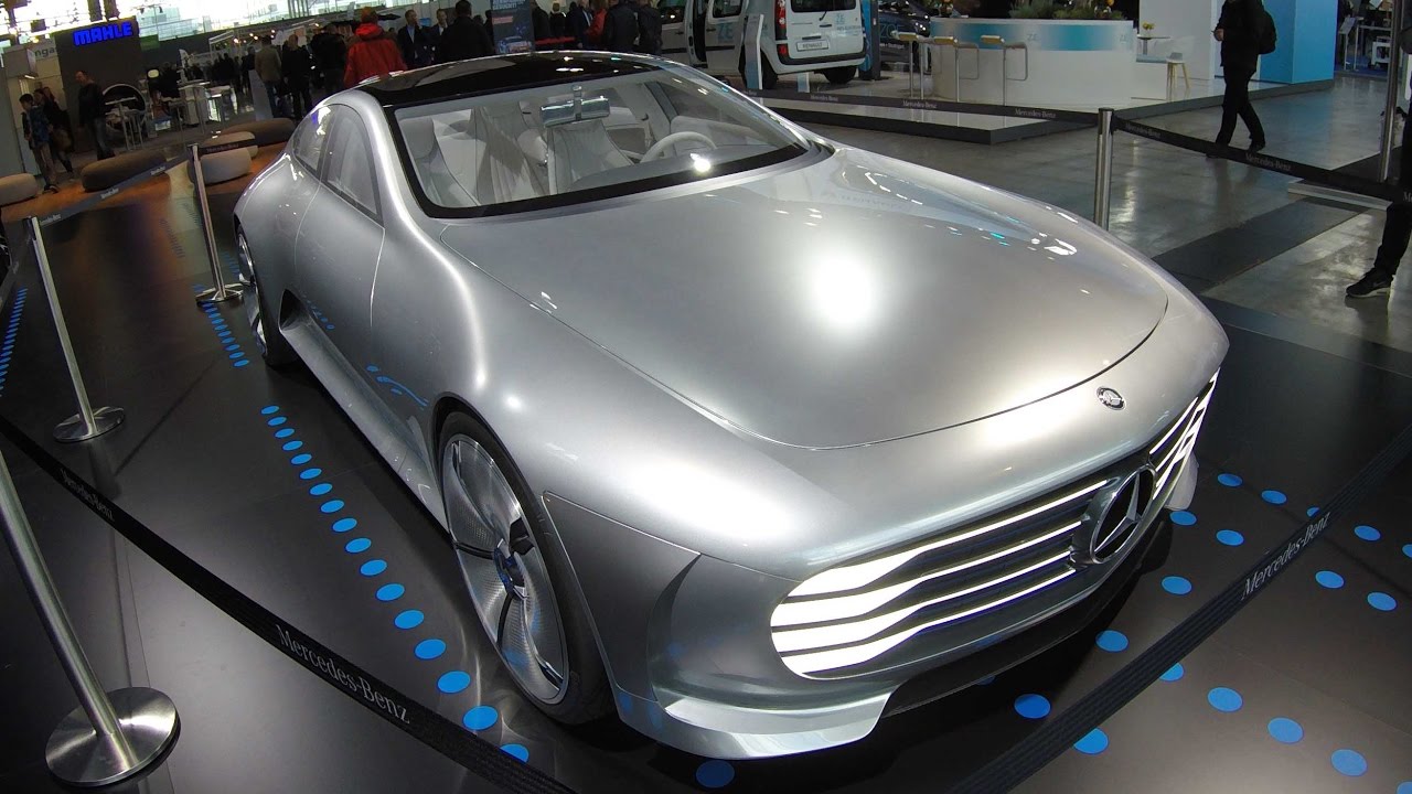 MERCEDES BENZ CONCEPT CAR IAA = INTELLIGENT AERODYNAMIC AUTOMOBILE ! WALKAROUND