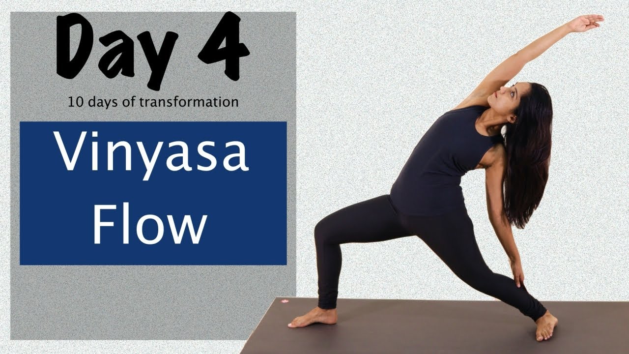 Yoga at Home - Day 4 - Vinyasa Flow Yoga | 10 days of transformation | Yogbela