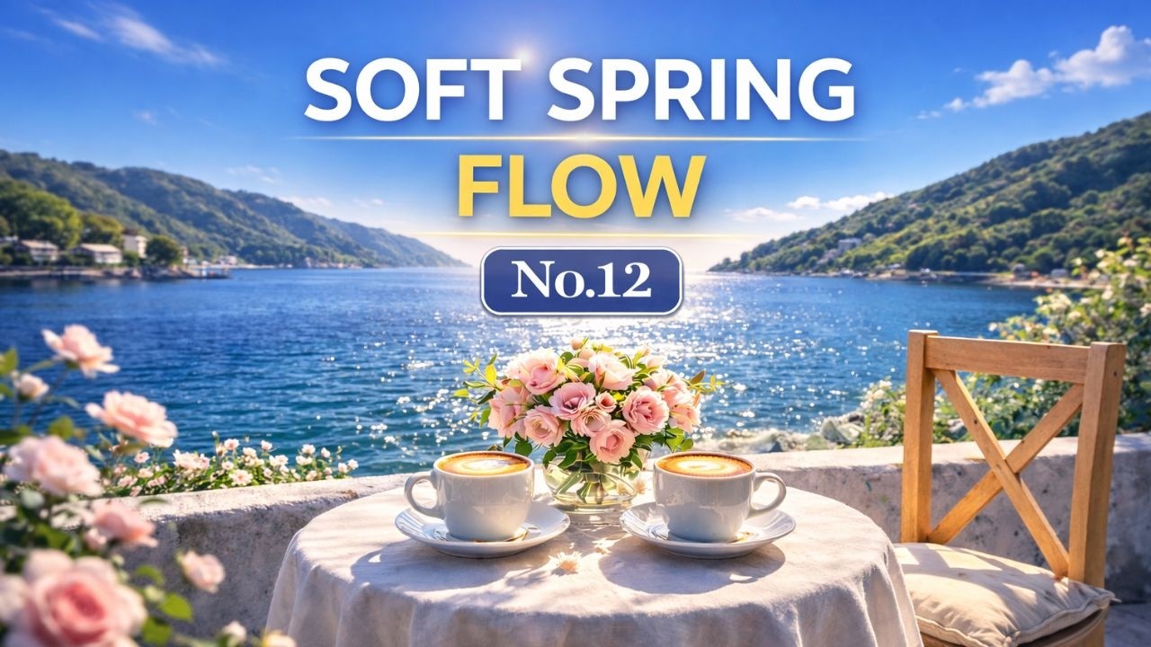 Calm Day Piano No.12 – Soft Spring Flow | Daytime Focus