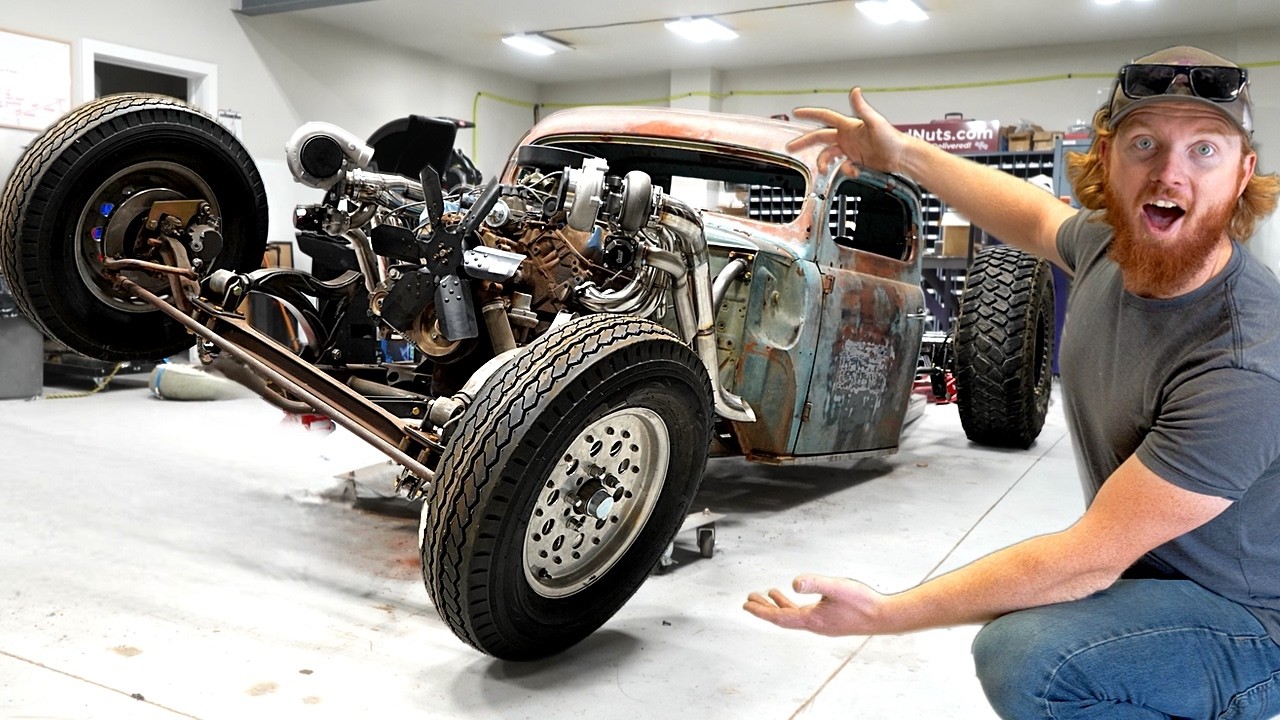 This Front Suspension Is Insane On My 1940 Ford RatRod!