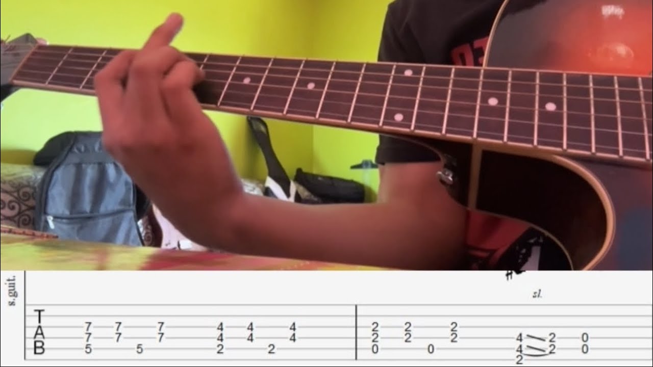 [Tutorial] NTV News Intro Fingerstyle Guitar Tutorial with Tabs