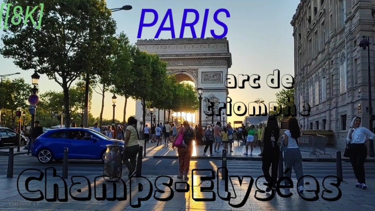[[8K]🇨🇵 WALKING TOUR in PARIS/CHAMPS-&Eacute;LYS&Eacute;ES/ARC DE TRIOMPHE #parisfrance #france