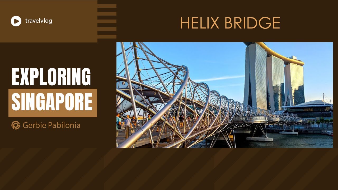 Best city-based tourist spots / Helix Bridge / #singaporetravel 2024