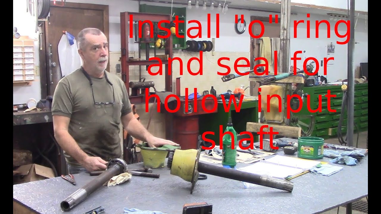 Ep 36  install o rings and seal for hollow input shaft