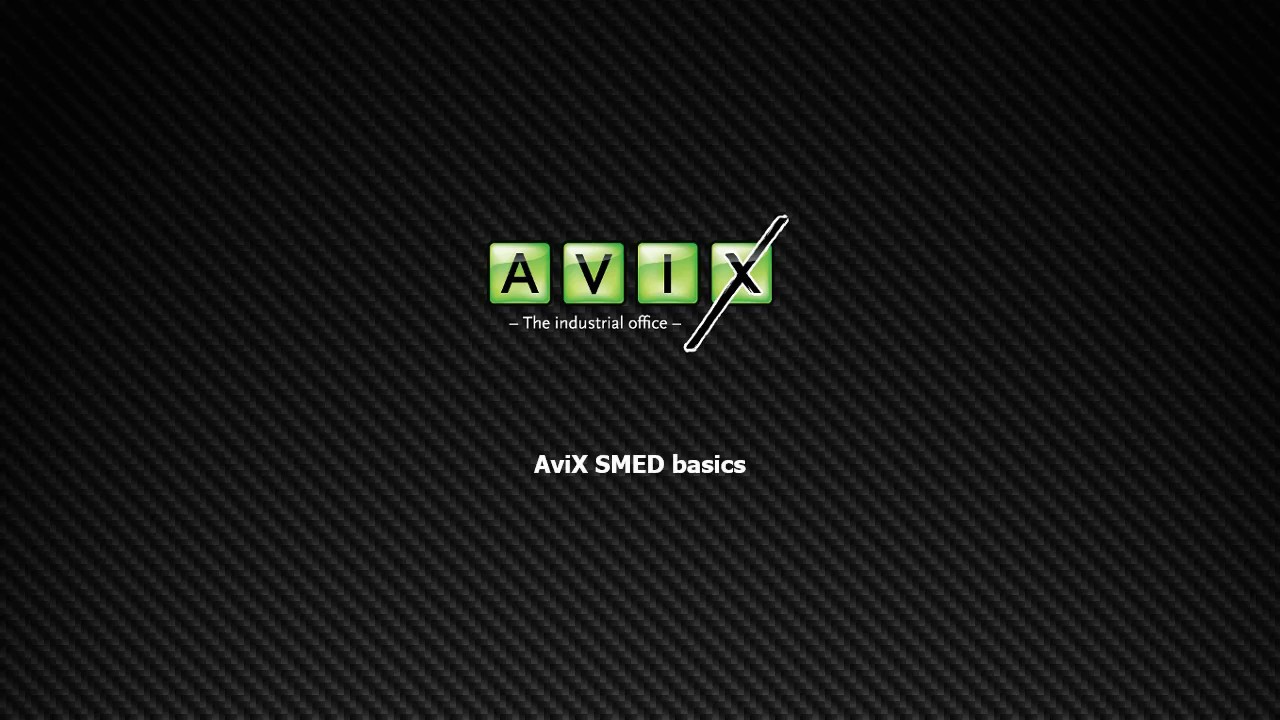 AVIX SMED guide - how to make a SMED analysis in AVIX software