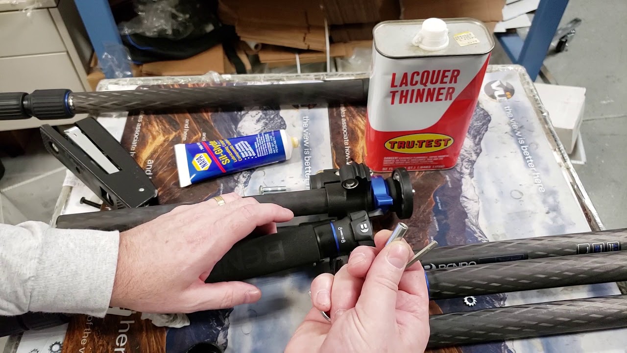 Tripod Leg Hinge Lubrication