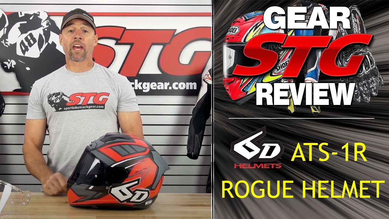 6D ATS-1R Rogue Helmet Review | Sportbike Track Gear