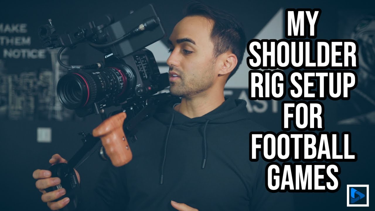 My Shoulder Rig Setup for Sports Video | Canon C500 Mark II Setup