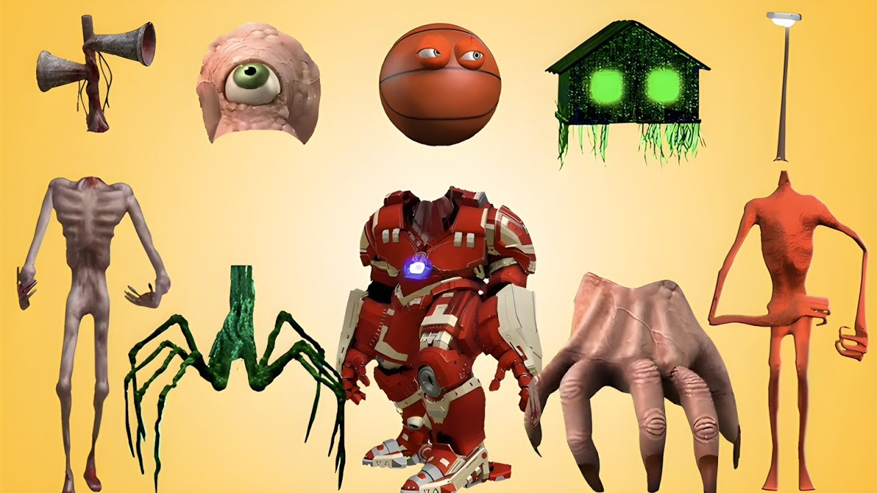 WRONG HEADS SIREN HEAD ACA HURRICANE, SIREN HEAD LIGHT, SIREN HEAD RADIO, SIREN FLOWER, SIREN SINK
