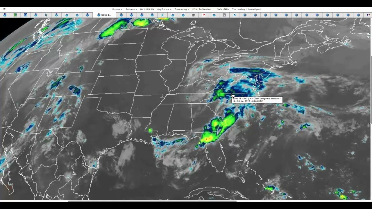An Unsettled Weather Pattern Develops