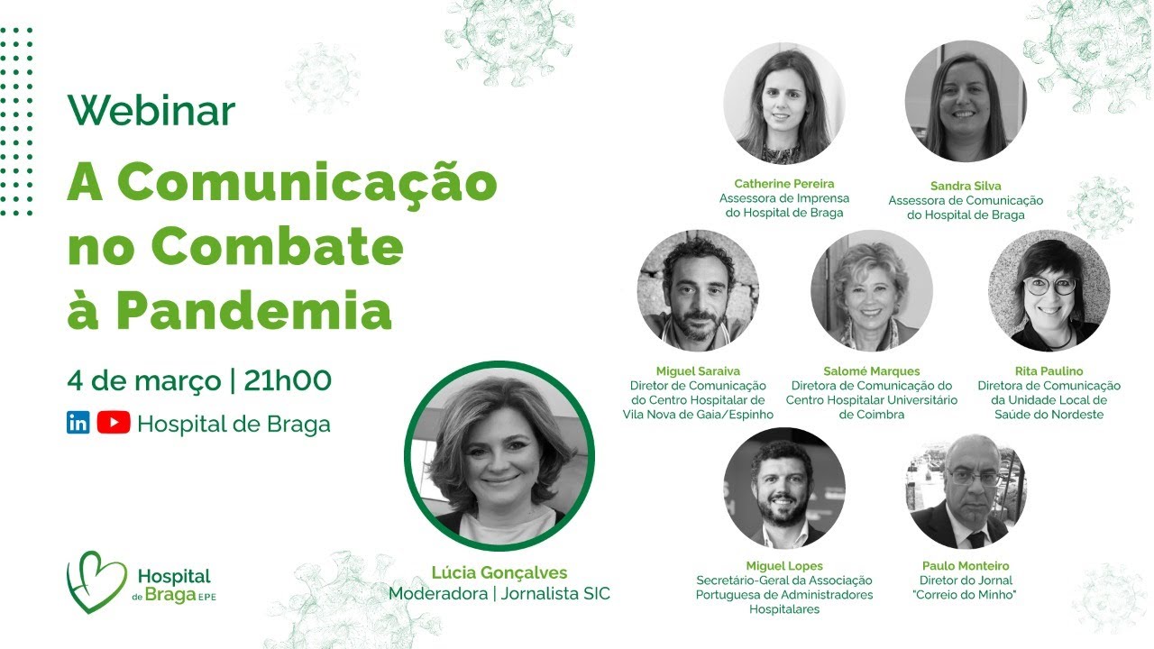 Webinar - A Comunicação no Combate à Pandemia