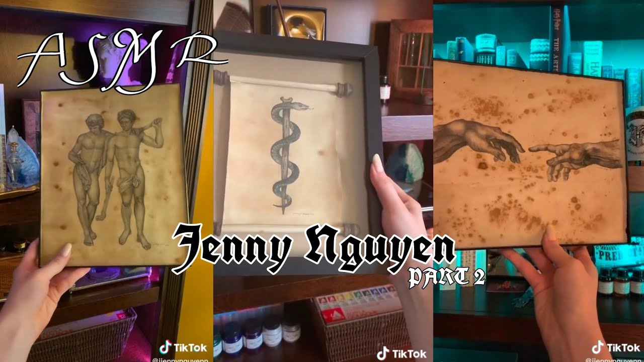 ASMR Jenny Nguyen's🖋 PART 2 Tiktok Compilation | alexaj.