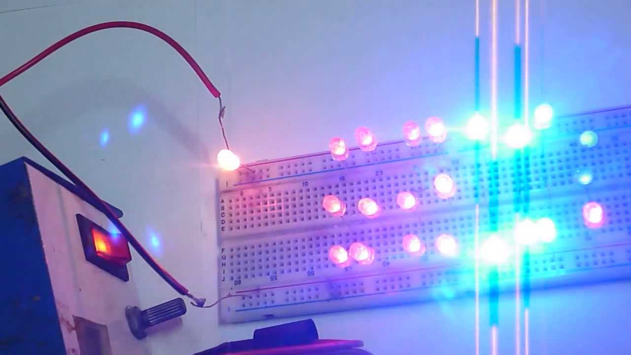 como hacer luces parpadeantes sin ningun ciruito integrado