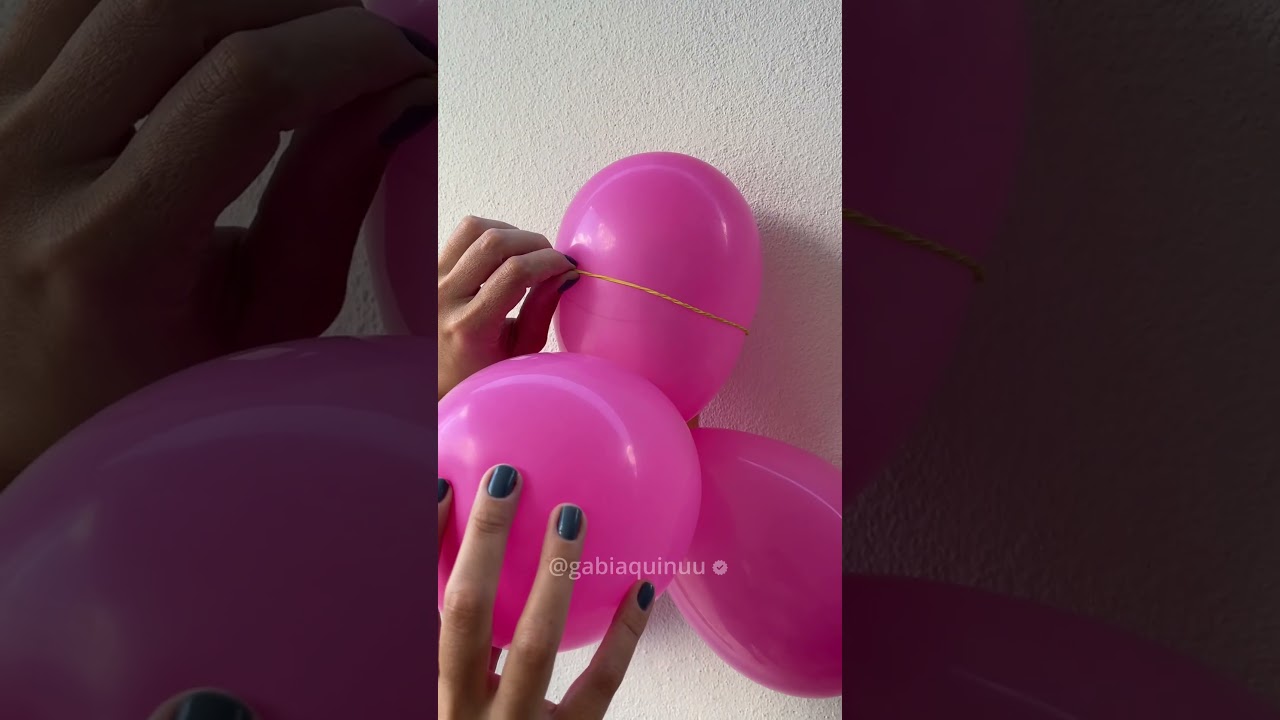 Truque do bal&atilde;o de festa para n&atilde;o estragar sua parede 🎈