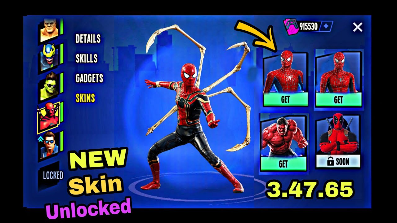 NEW SPIDERMAN SKIN UNLOCKED in spider Fighter 3 new update 3.47.65 💥🔥🔥