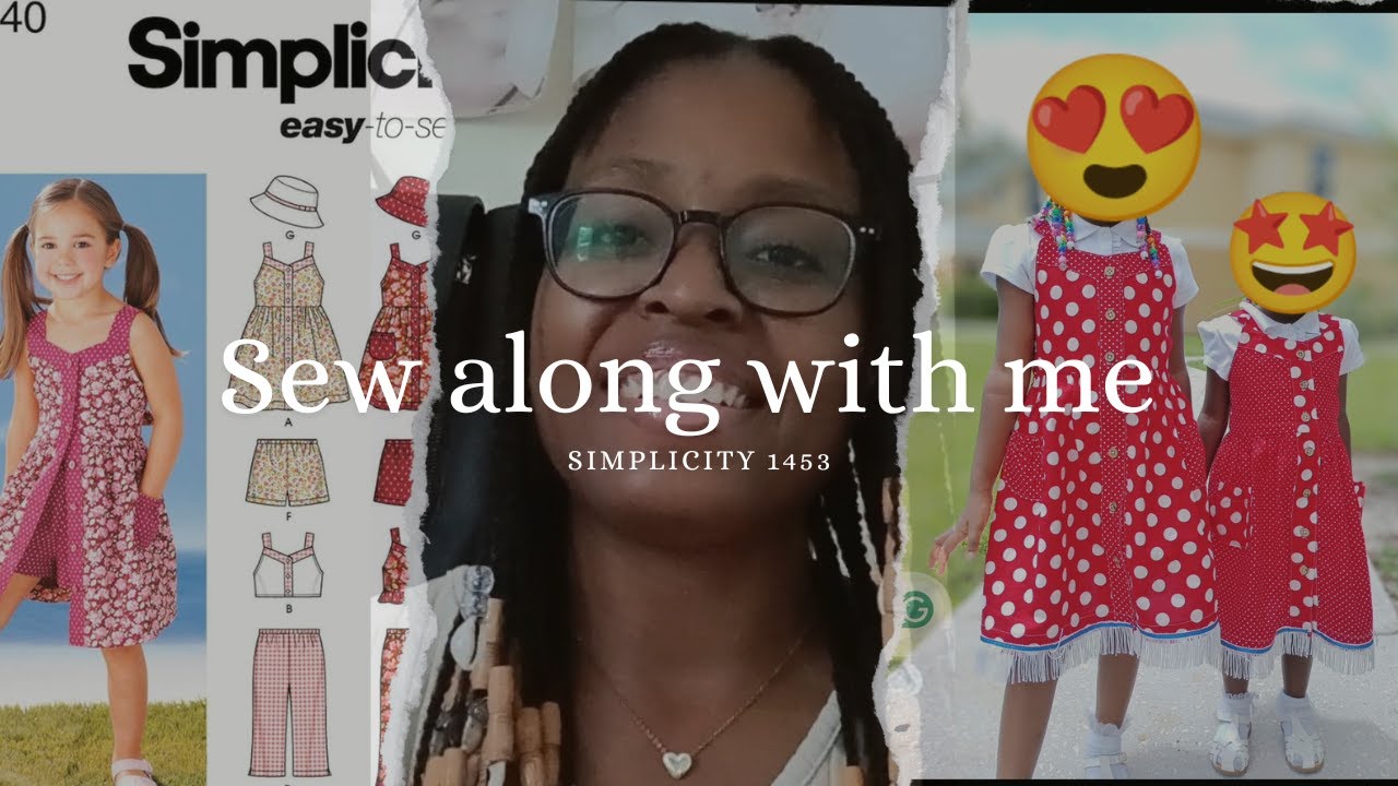 Sew along with me! Simplicity 1453 #sewing #simplicity #easytosew #sewingtutorial
