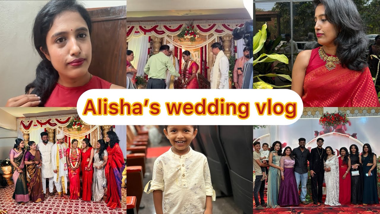 Alisha’s wedding vlog| Reception saree after 4 years… still special ✨