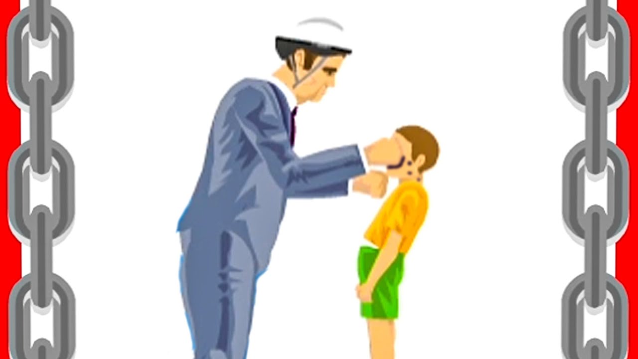OJCIEC ZNĘCA SIĘ NAD SWOIM DZIECKIEM! (Happy Wheels)