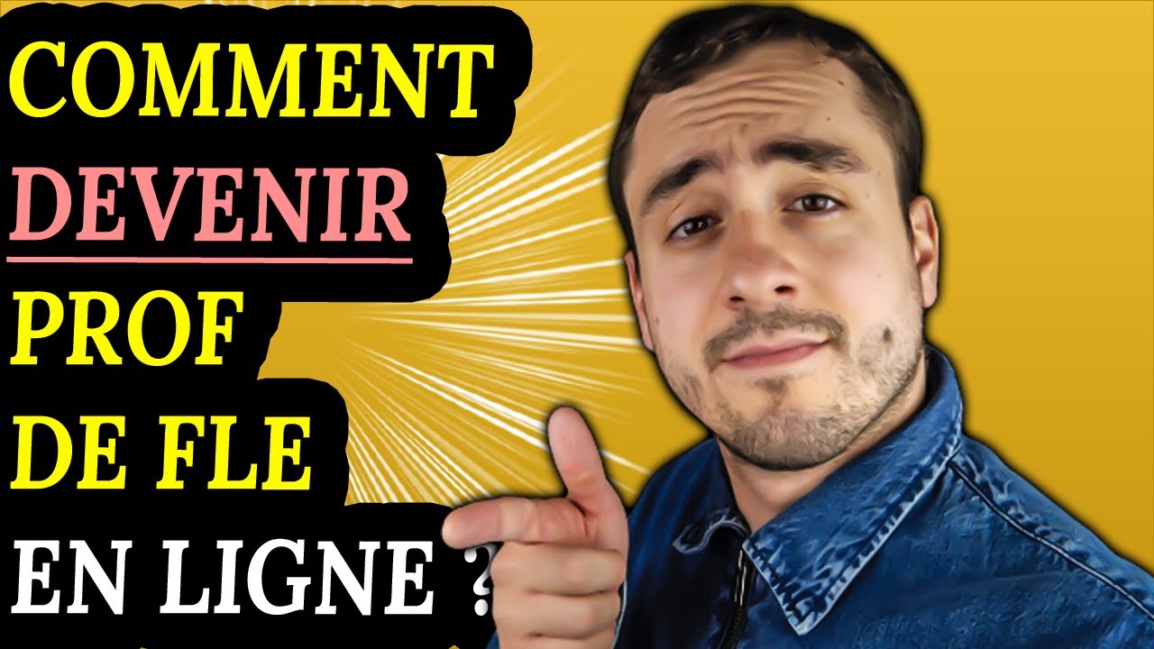 Comment devenir professeur de FLE en ligne ? (formation gratuite J1)