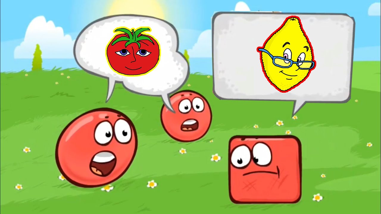 Red Ball 4 Ms Lemon vs Mr Tomato Green Hills