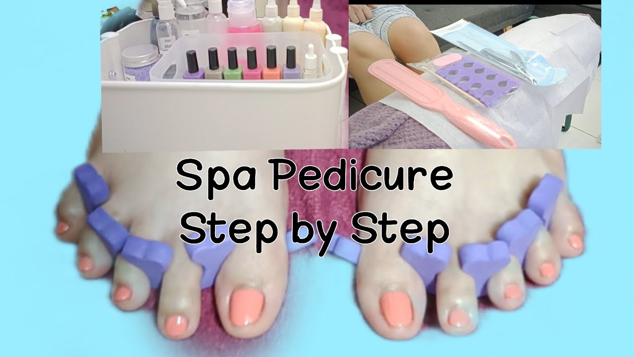 Spa Pedicure Step by Step Let's do it at home for my Filipina Friends ❤️❤️❤️
