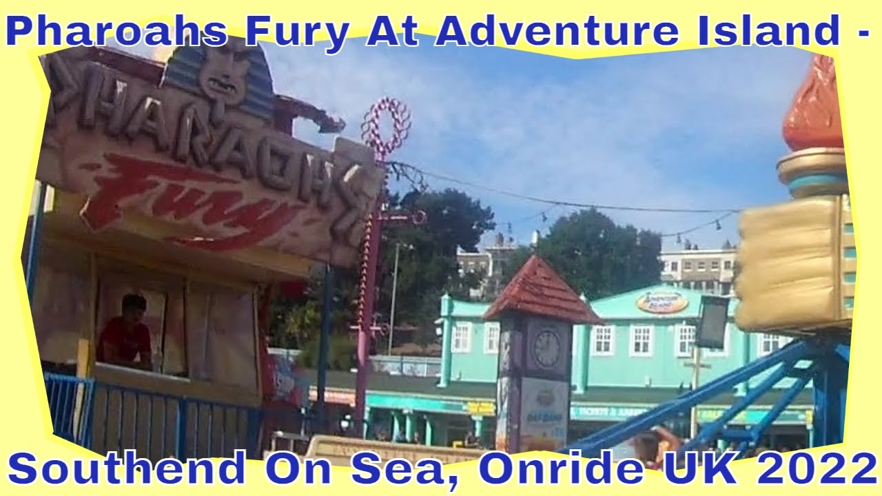Pharoahs Fury At Adventure Island - Southend on Sea, Onride UK 2022