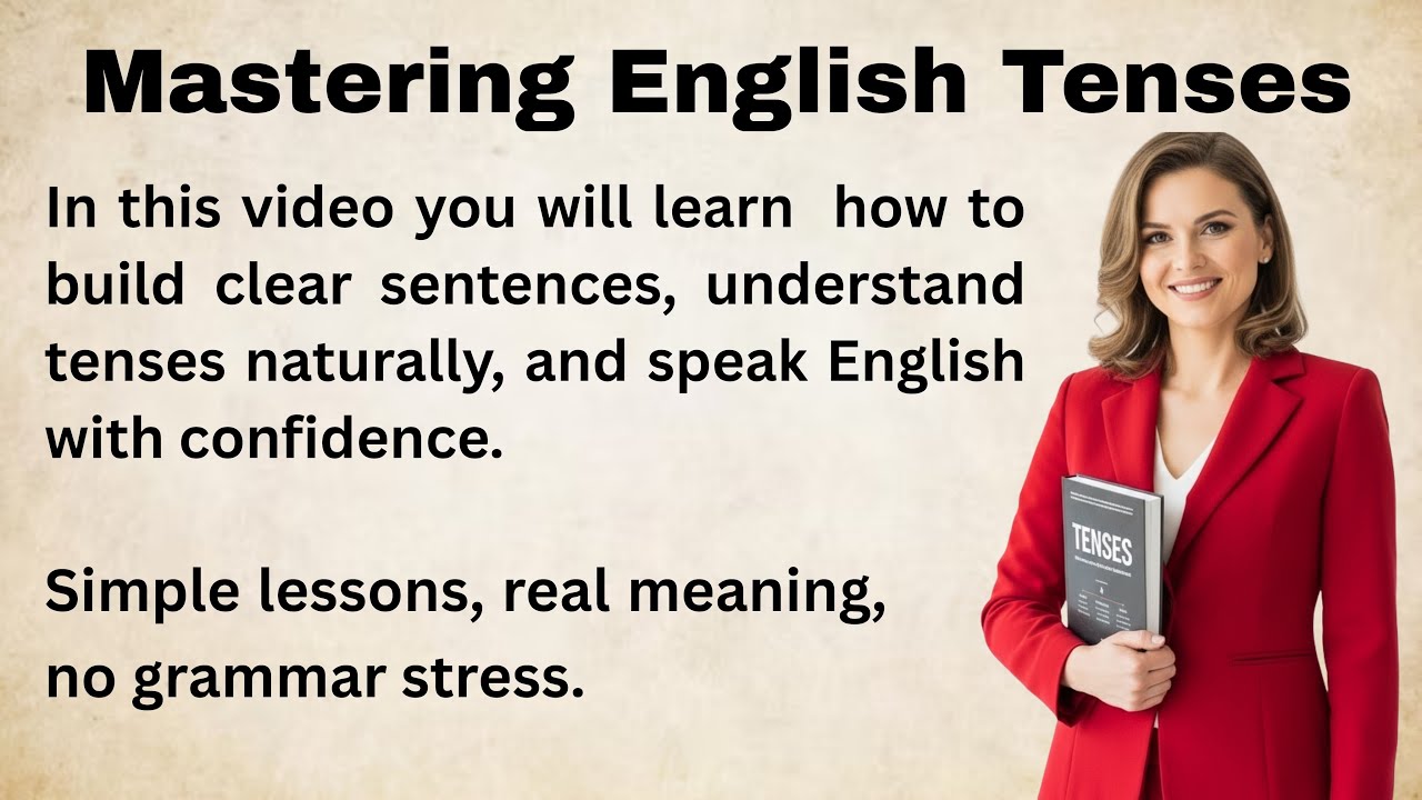 English Finally Makes Sense | Learn Sentences + All Tenses Step by Step (Beginner)