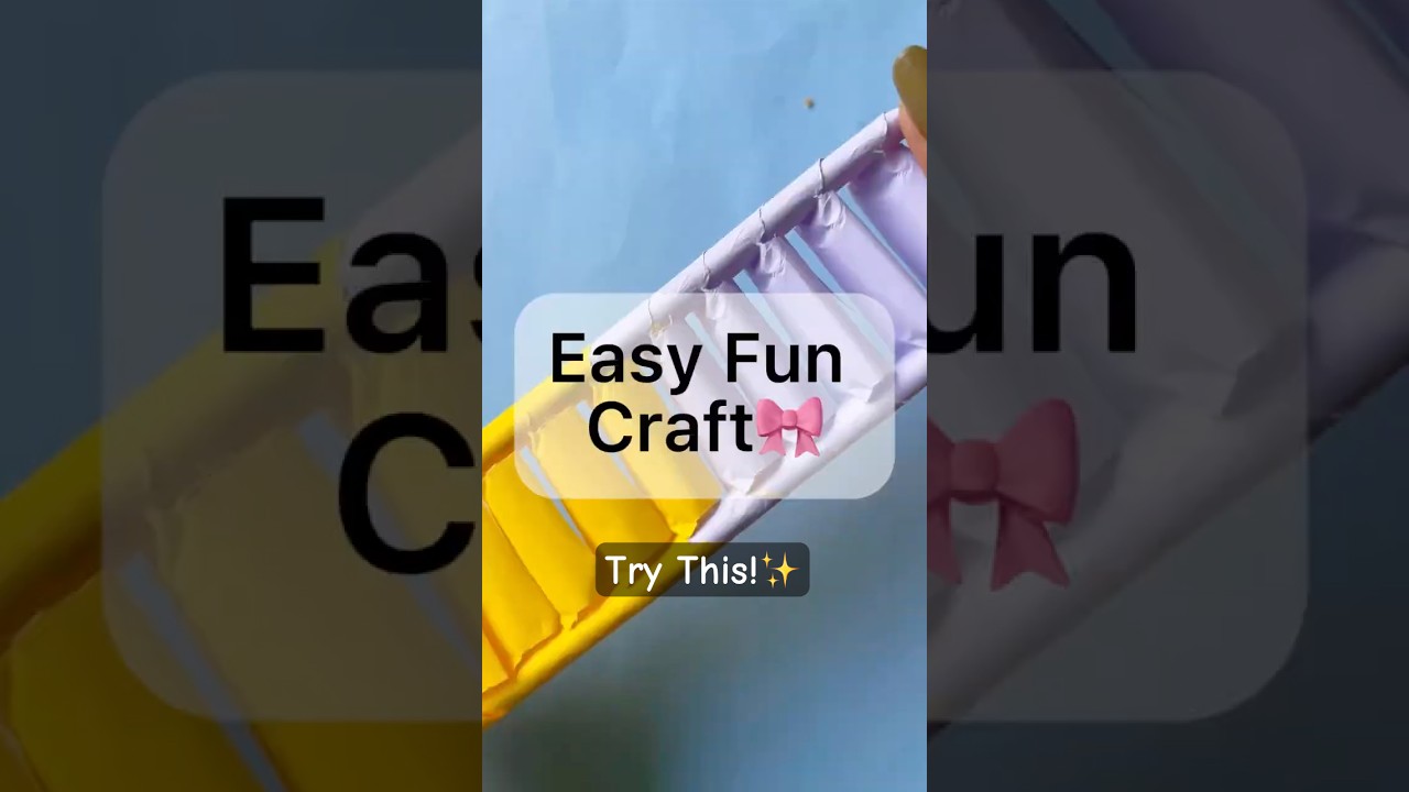 5 - Minute Fun Craft Idea ! Try This Now ✨ #craft #diy #shorts #shortsfeed