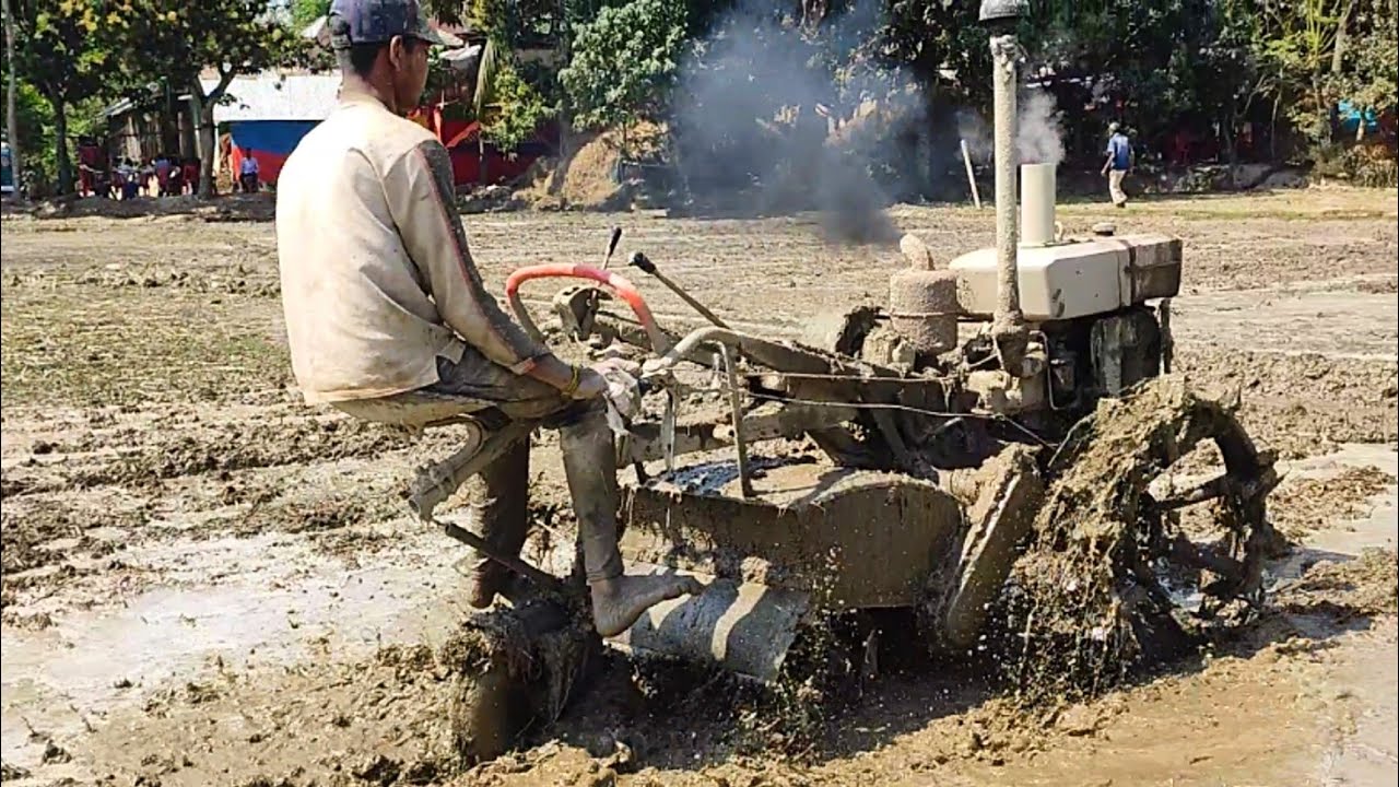 হ্যাব্বি পাওয়ার, ছাইফিং ২৫ ইঞ্জিন ২৪ ব্লেট পাওয়ার টিলার দিয়ে জমি চাষ #jeka_bhai