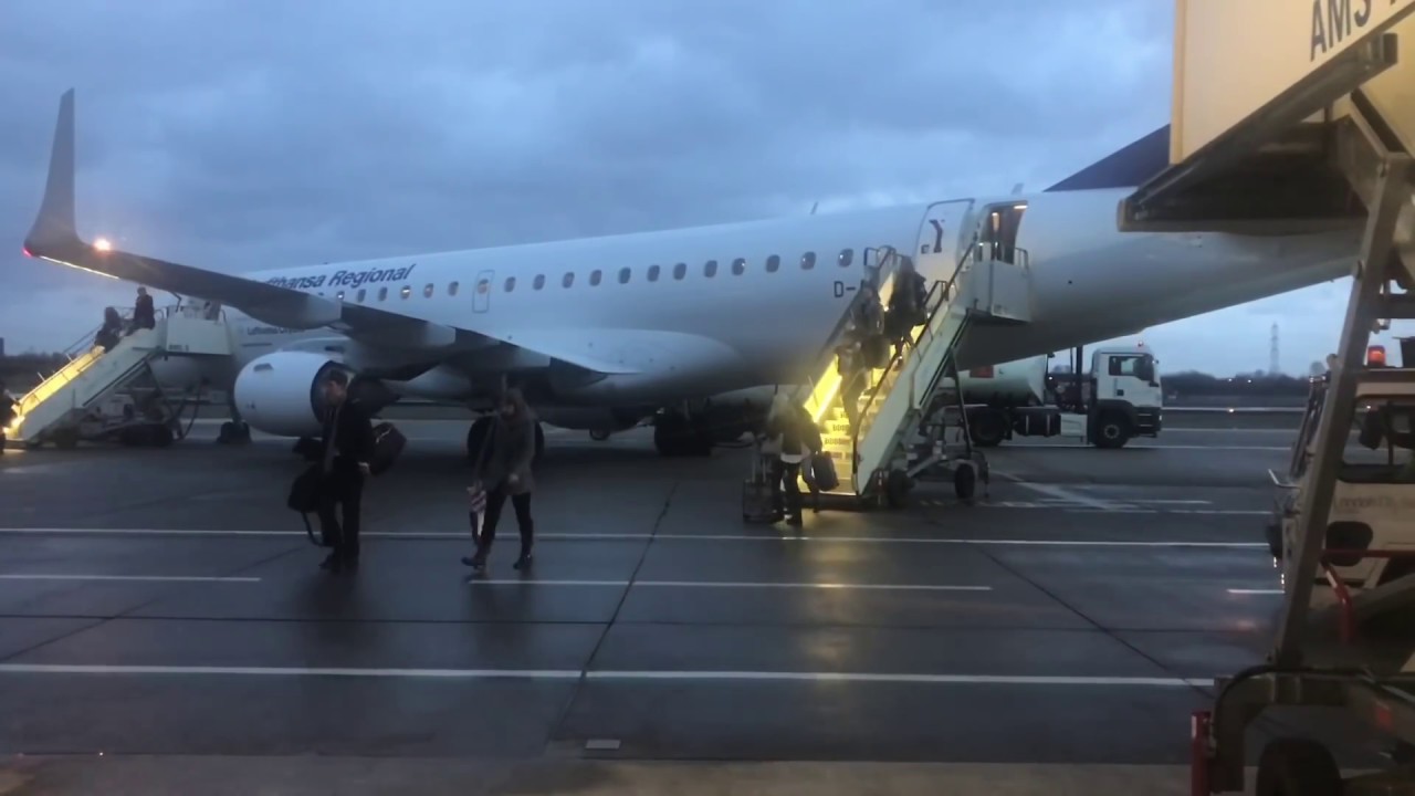 Lufthansa Cityline Embraer 190: Frankfurt - London City, Economy